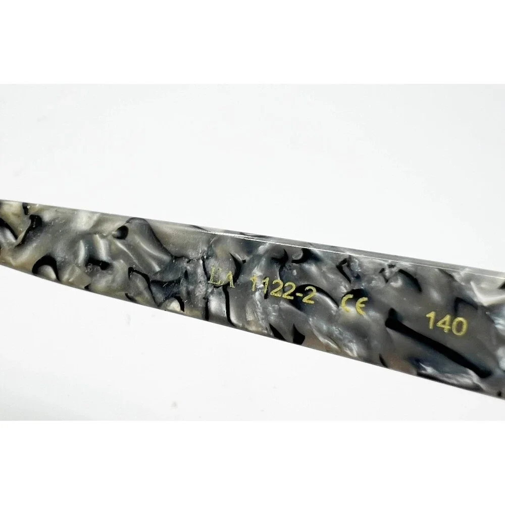Elizabeth Arden Eyeglass Frames Women Black Gray Marble EA 1122-2 54-16-140